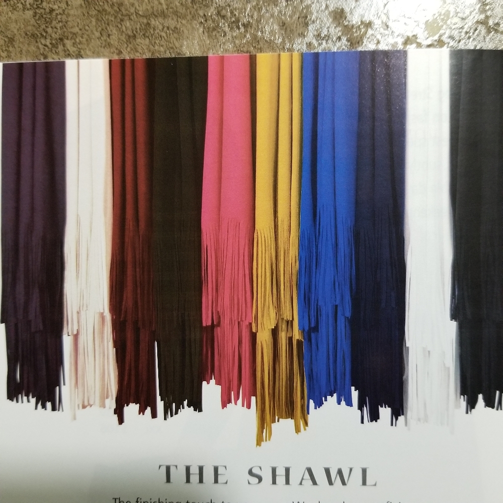 Weekenders shawls,  generous size, ideal for travel 19" x 73", interlock, soft,
